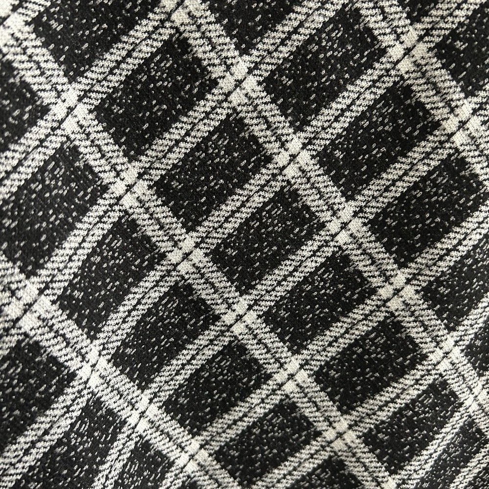 Theory Black and White Checkered Mini Dress - Picture 9 of 11